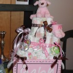 Pink and Brown Girl Baby Shower