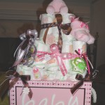 Pink And Brown Girl Baby Shower