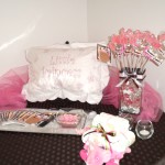 Pink And Brown Girl Baby Shower