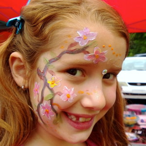 Funny birthday party face painting