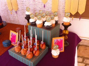 Arabian night kids birthday party craft ideas