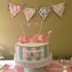 Pink and gray Elphant baby shower (19)