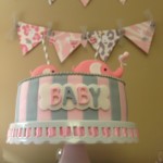 Pink and gray Elphant baby shower (20)