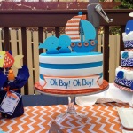 Whale Twins Baby Shower